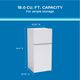 Avanti® 30" 18 Cu. Ft. White Top Freezer Refrigerator-3
