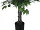 Monarch Specialties Inc. Green/Black 58" Artificial Potted Ficus Tree-1
