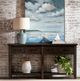 Crestview Collection Blaze Earthenware Blue Table Lamp-1