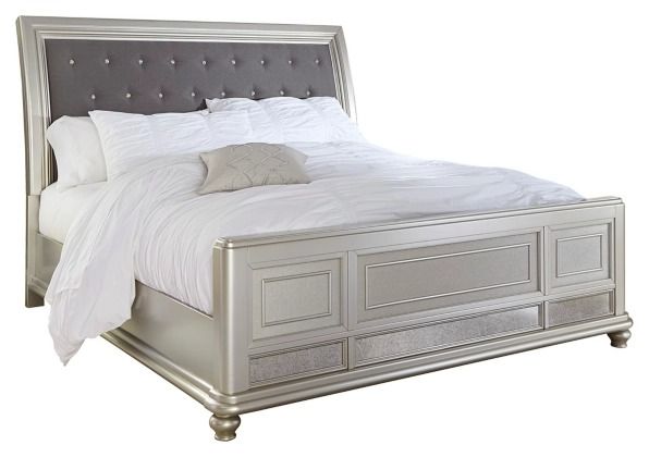 Signature Design by Ashley® Coralayne Silver California King Sleigh Bed-0