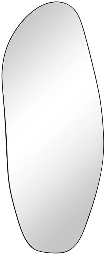 Renwil® Enina Matte Black Accent Mirror-0