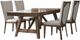 Liberty Furniture Carolina Park 5-Piece Amber Brown/Cream Trestle Dining Set-0