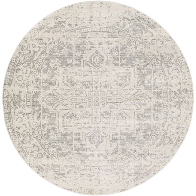 Surya Harput Gray 8' Round Area Rug-0