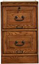 TEI Burnished Walnut File Cabinet-0