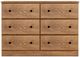 Perdue Woodworks 12,000 Essential Brown Drawer Dresser-1