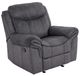 American Wholesale Furniture Knoxville Gray Manual Glider Recliner -0