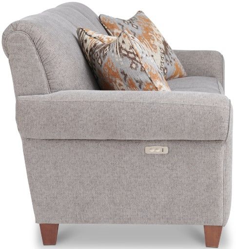 La-Z-Boy® Bennett duo® Pewter Power Reclining Sofa-2