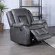 New Classic® Home Furnishings Morello Gray Manual Glider Recliner-1
