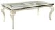 Michael Amini® Hollywood Swank Glass Top Rectangular Dining Table with Pearl Caviar Base-0