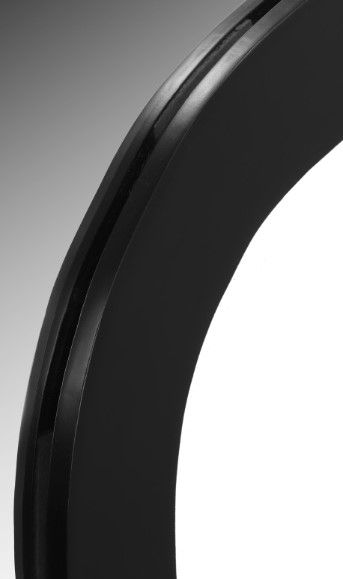 Meridian Furniture Oblique Matte Black Accent Mirror-4