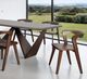 Furniture of America® Romont Rich Walnut Dining Table-2