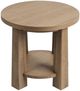 Classic Home Kenzie Amber Toast End Table-3