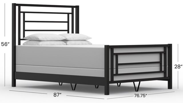 Wesley Allen Customizable Sunset King Iron Bed-1