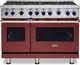 Viking® 7 Series 48" Reduction Red Pro Style Natural Gas Range-0