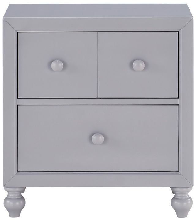 Homelegance® Wellsummer Gray Nightstand-2