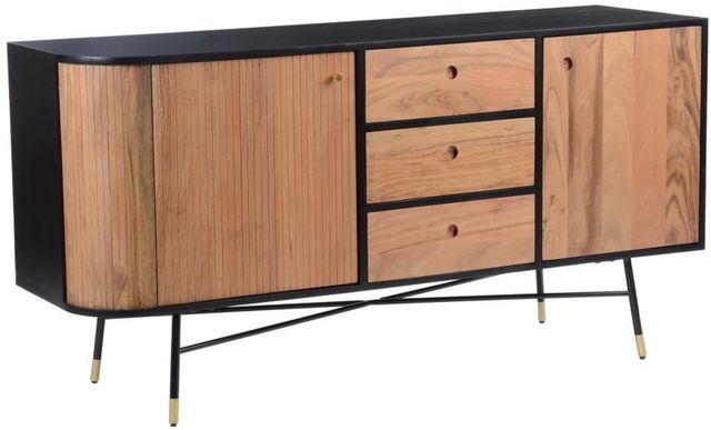 Moe's Home Collection Black and Tan Console Table-0