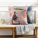 Stylecraft Dann Foley Lifestyle Pink Monkey Designer Pillow-1