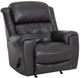 Franklin™ Clyde Holt Slate Power Rocker Recliner-0