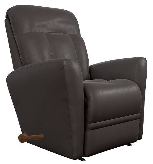 La-Z-Boy® Rosewood Chocolate Leather Manual Wall Recliner-0
