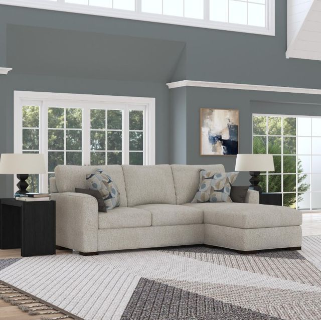 Flexsteel® Customizable Jasper Sofa with Reversible Chaise-1