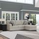 Flexsteel® Customizable Jasper Sofa with Reversible Chaise-1