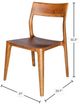 LH Home Java Catania Warm Brown Dining Side Chair-2