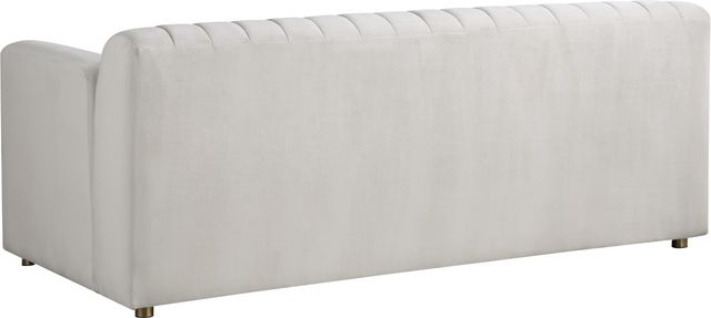 Meridian Furniture Naya Cream Upholstered Loveseat-3