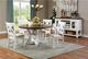 Furniture of America® Auletta 2-Piece Distressed White/Gray Dining Side Chair Set-2