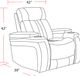 Parker House® Royce Midnight Power Recliner-3