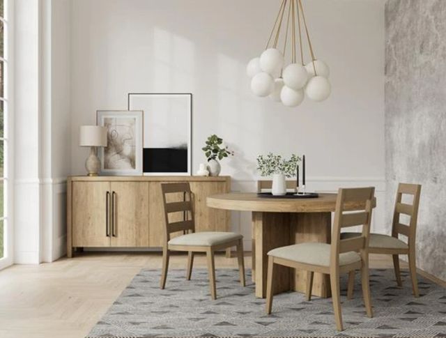 Riverside Furniture Davie Pale Oak Round Dining Table-1
