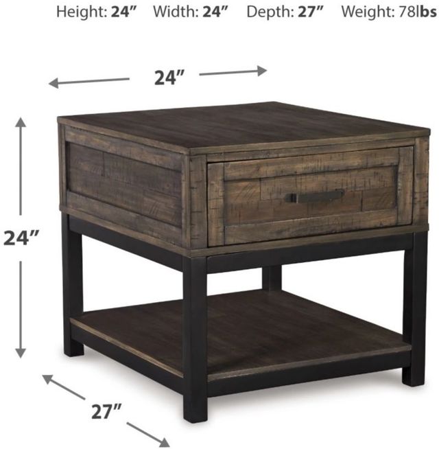Signature Design by Ashley® Johurst 2-Piece Grayish Brown Living Room Table Set-3