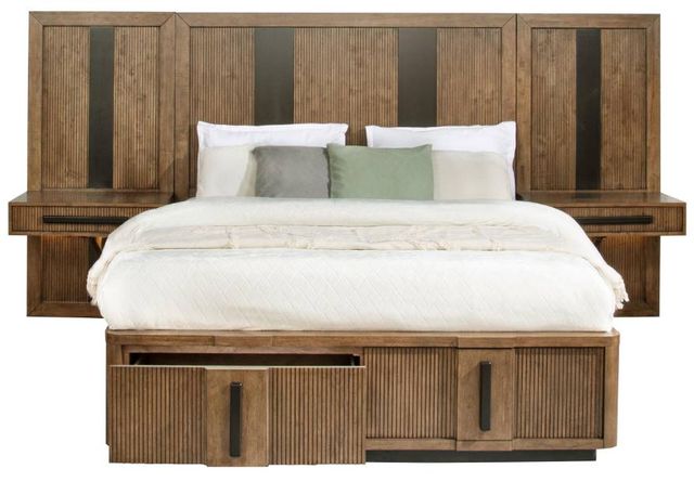 Coaster® Terrace 3-Piece Ash Brown Eastern King Bedroom Set-1
