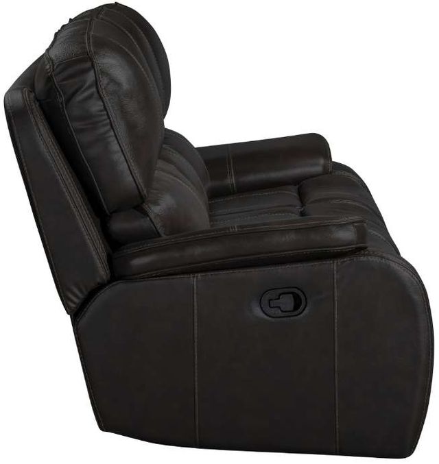 New Classic® Home Brookings Charcoal Manual Dual Reclining Sofa-3
