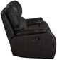 New Classic® Home Brookings Charcoal Manual Dual Reclining Sofa-3