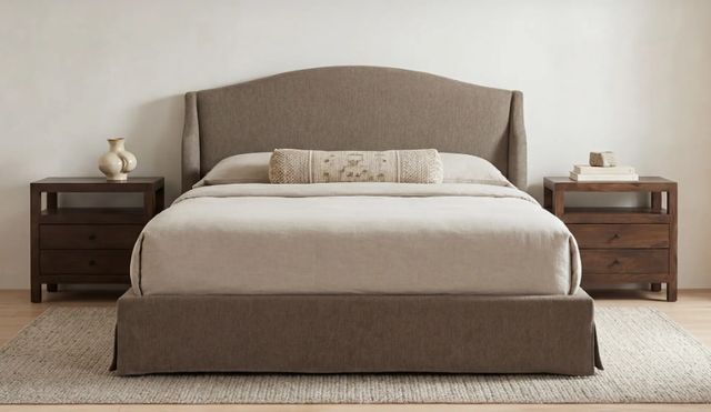Moe's Home Collection Weston Brown Queen Storage Panel Bed-1