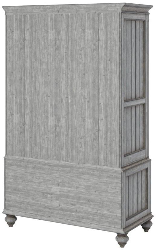 Flexsteel® Plymouth® Distressed Graywash Armoire-3