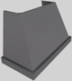 Vent-A-Hood® Designer Series 48" Gunsmoke Wall Mounted Range Hood-4