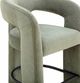 TOV Furniture Malone Green Chenille Bar Stool-5