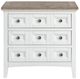 Magnussen Home® Heron Cove Chalk White/Dovetail Gray Nightstand-1