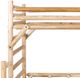 Best Craft Furniture W51 White Cedar Youth Twin/Full Bunk Bed-1