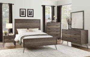 Mazin Furniture Urbanite Gray Nightstand-2