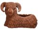 A & B Home Brown 9" Lory Sheep Accent Dish Planter-0