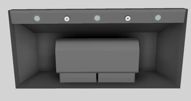 Vent-A-Hood® 42" Gunsmoke Wall Mounted Liner Insert-2