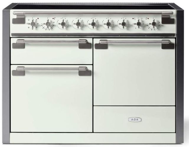 AGA™ Elise 48" White Pro Style Induction Range-0