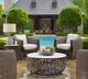 Uttermost® Tropic Mocha/Oyster White Fabric Wicker Outdoor Lounge Chair-1