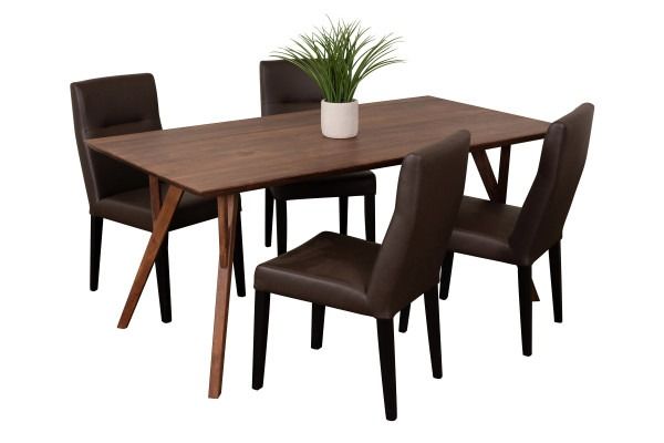 Porter International Designs Portola Walnut Rectangular Dining Table-2