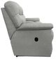 La-Z-Boy® James Dove Gray Manual Reclining Loveseat with Console-3