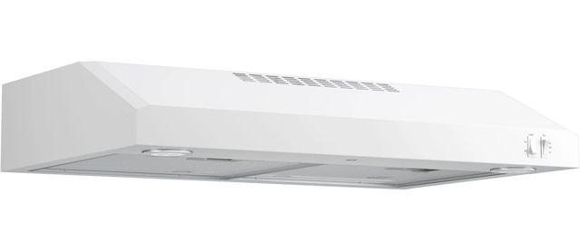 GE® Series 30" White Under Cabinet Range Hood-2