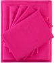 Olliix by Intelligent Design Pink Queen Microfiber Sheet Set with Side Storage Pockets-0
