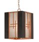 Currey & Company Kiyamacki Hiroshi Wood/Dark Burnt Cedar Lantern-0